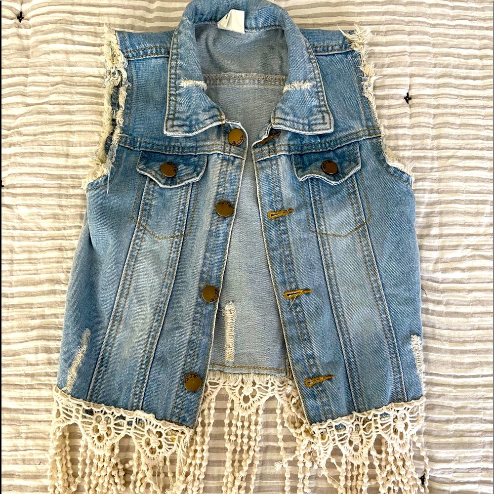 ML KIDS Girls Jean Jacket Size 6